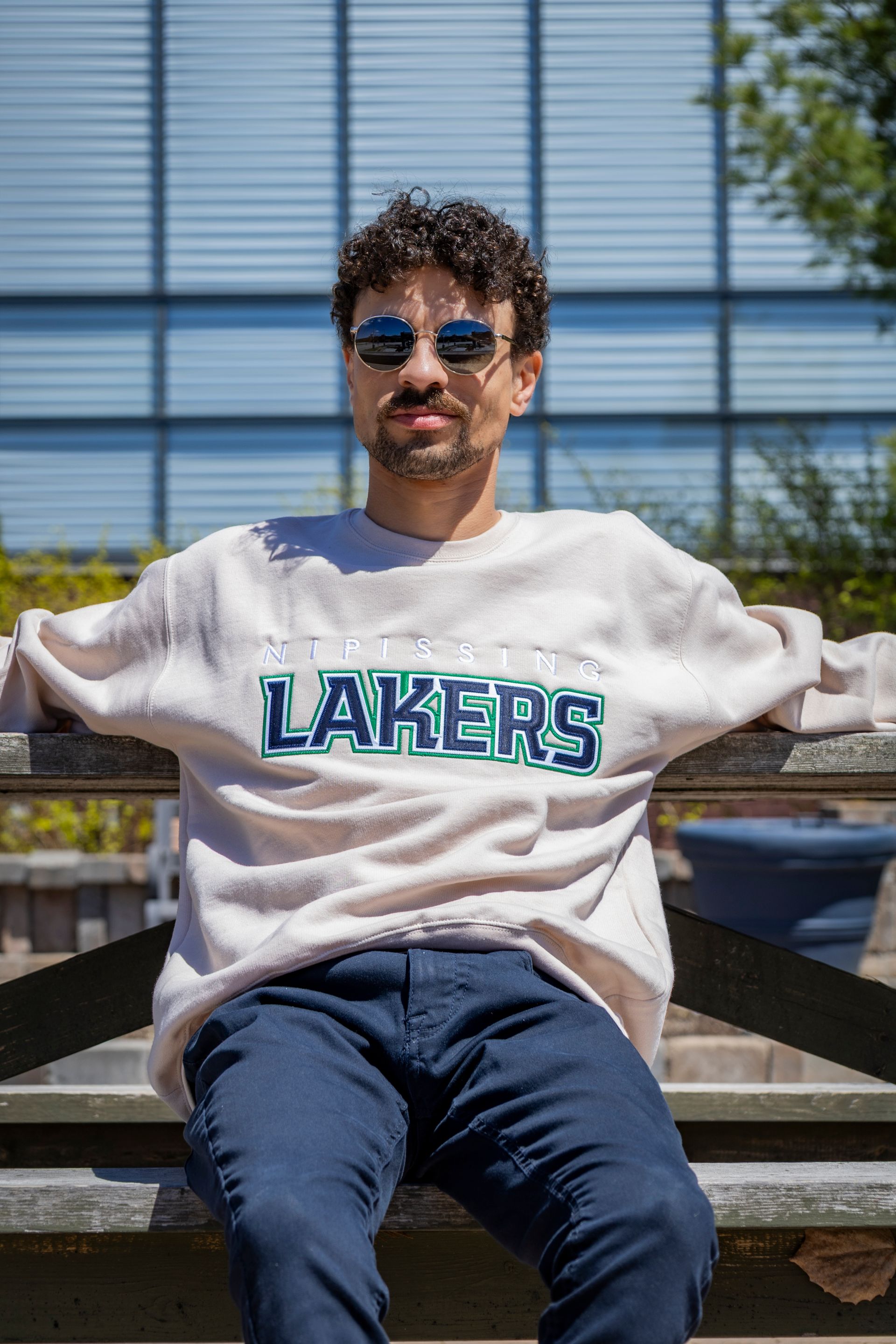 Lakers Crew Neck - Beige