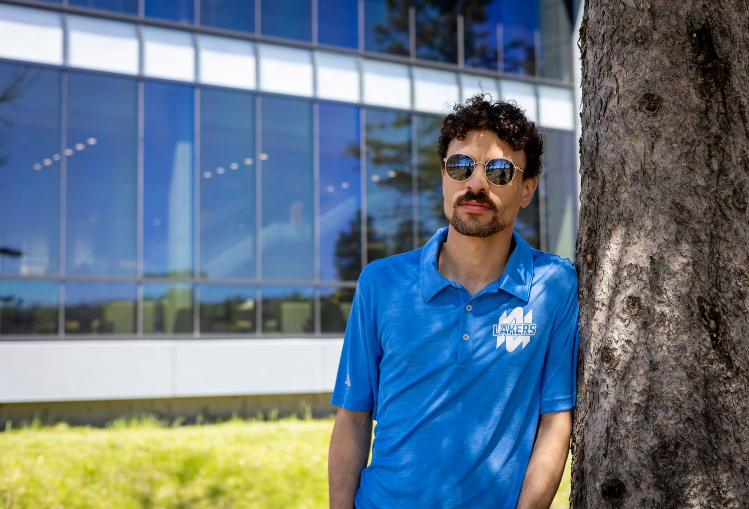 Lakers Golf Polo - Baby Blue