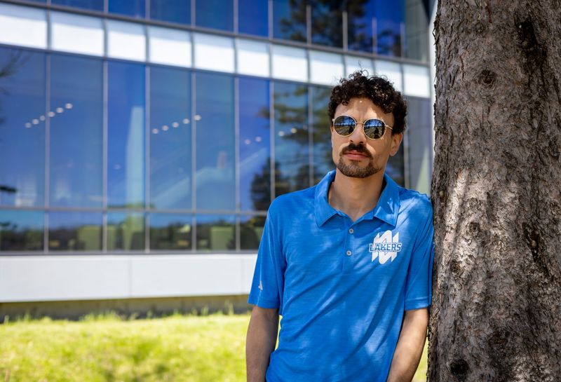 Lakers Golf Polo - Baby Blue