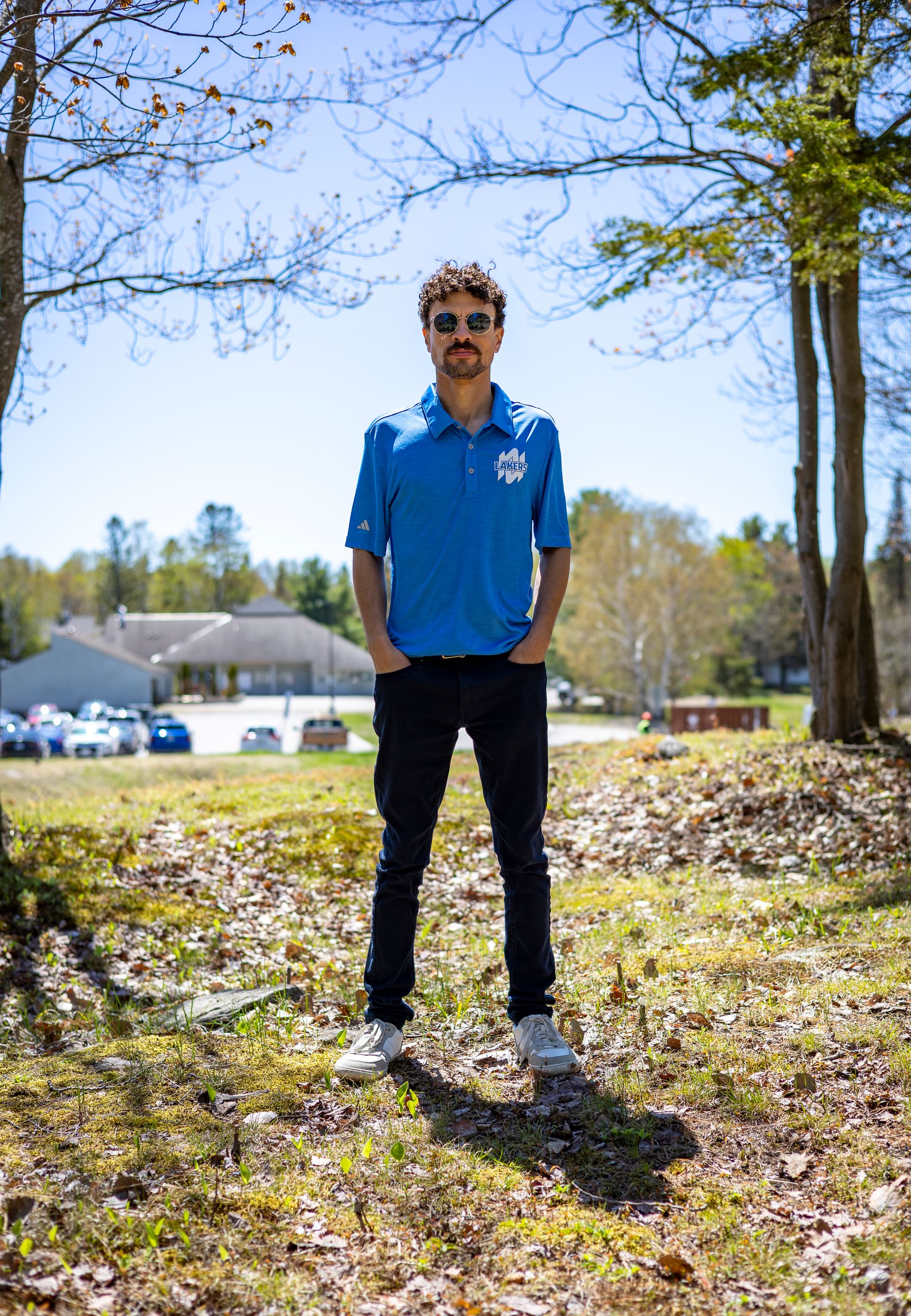Lakers Golf Polo - Baby Blue