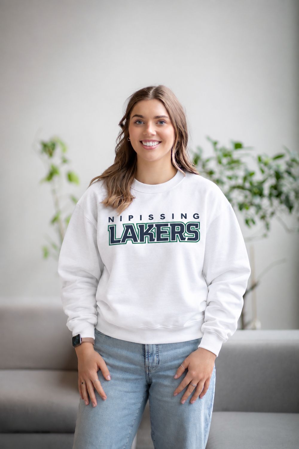 Lakers Crew Neck - White Lakers Crew Neck - White