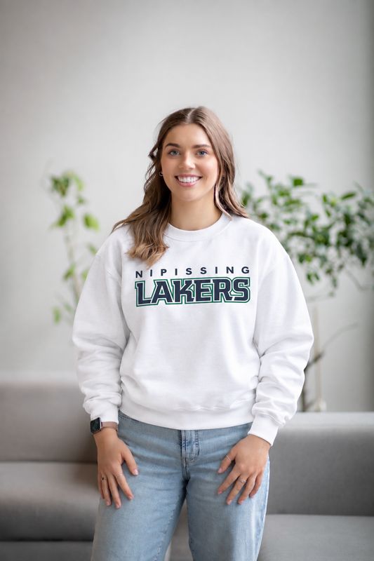 Lakers Crew Neck - White