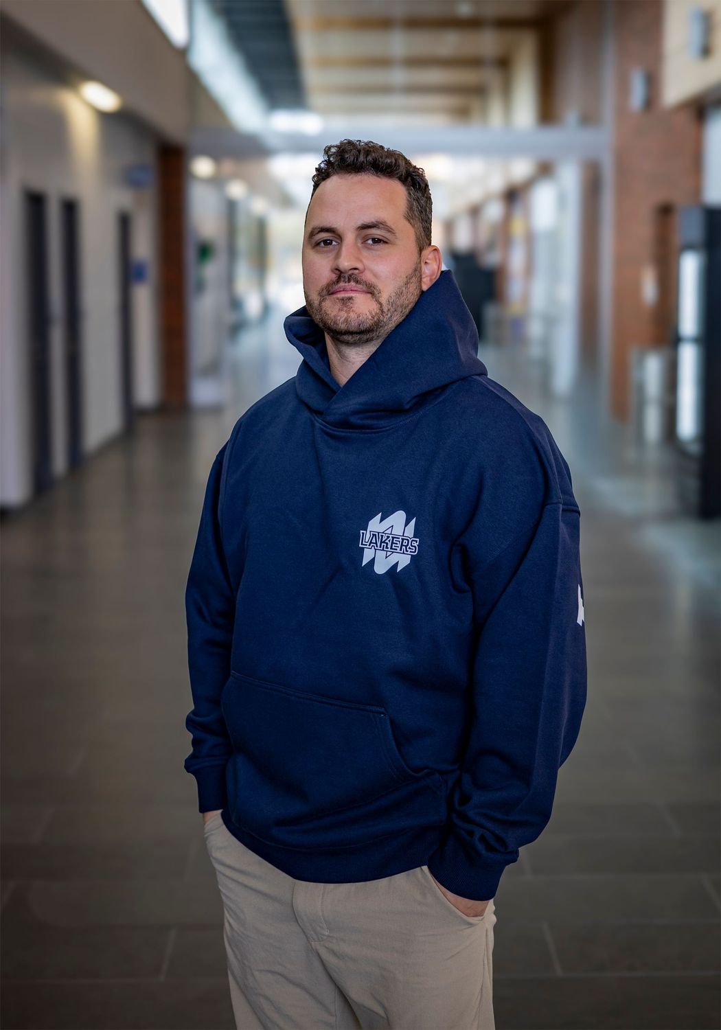Navy Lakers Coordinates Hoodie
