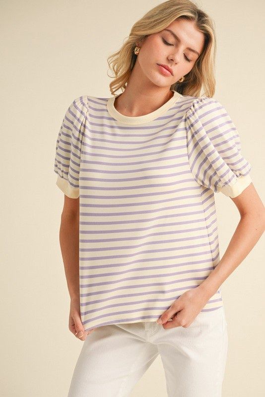Bubble Sleeve Top