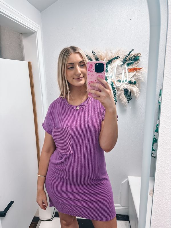 Purple Mini Dress