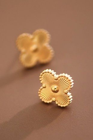 Stainless Steel Clover Studs