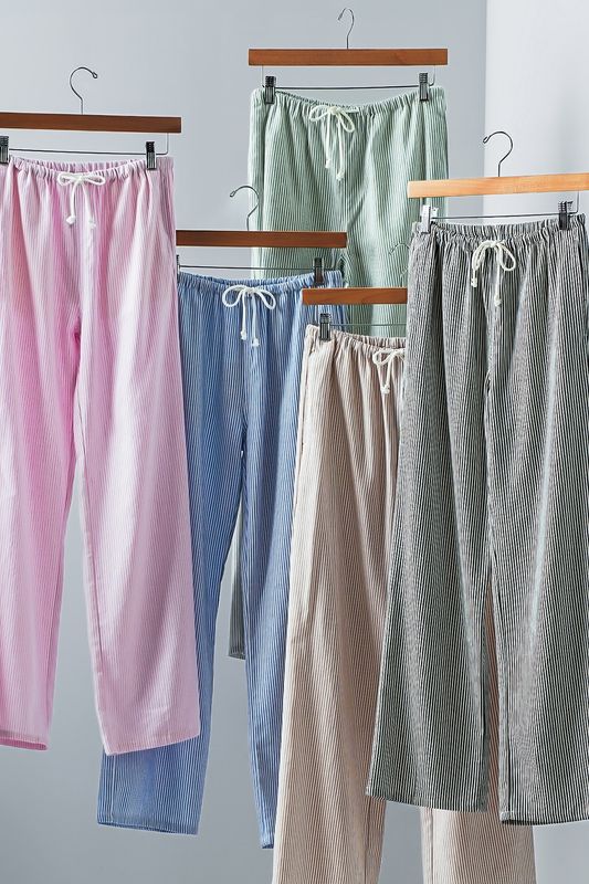 Lounge About Pinstriped Pants
