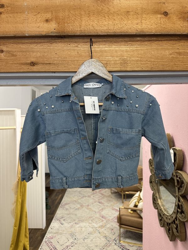 Pearl Studded Jacket - KID