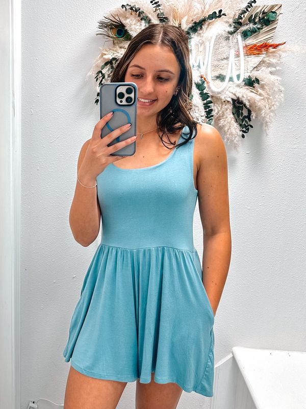 DOUBLE LAYERED TANK ROMPER