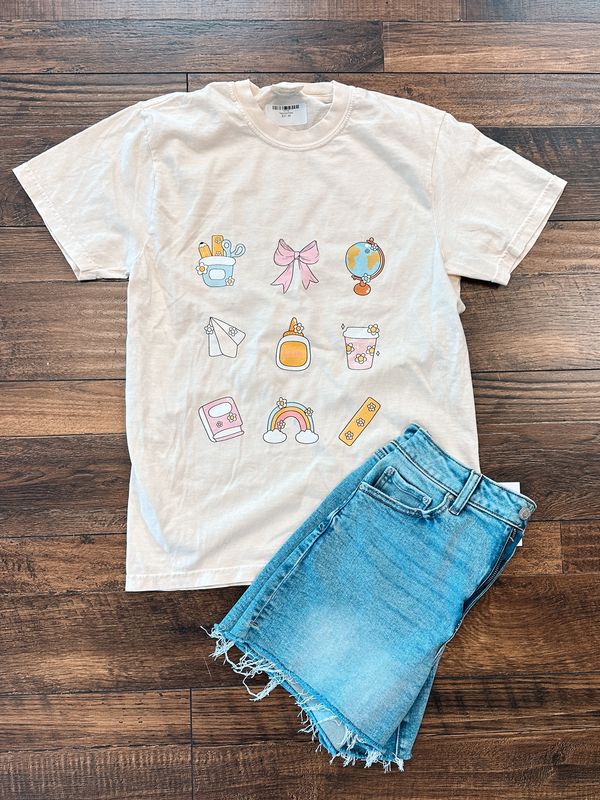 School Supply Teacher Tee