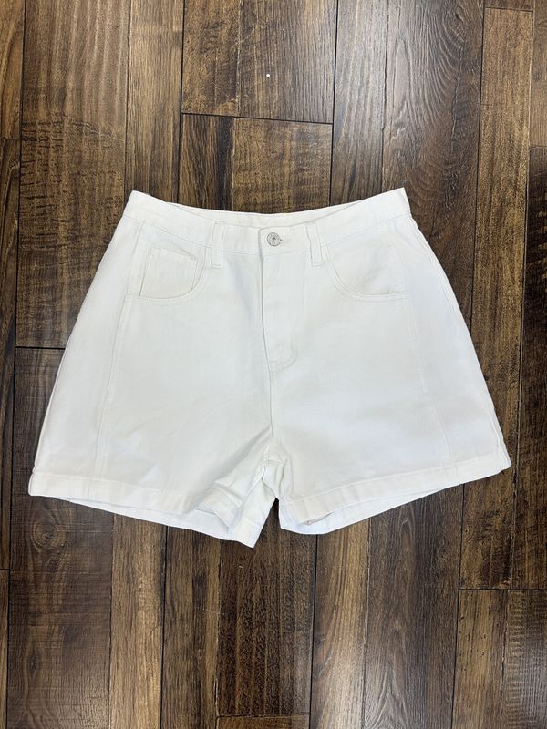Denim high waist shorts