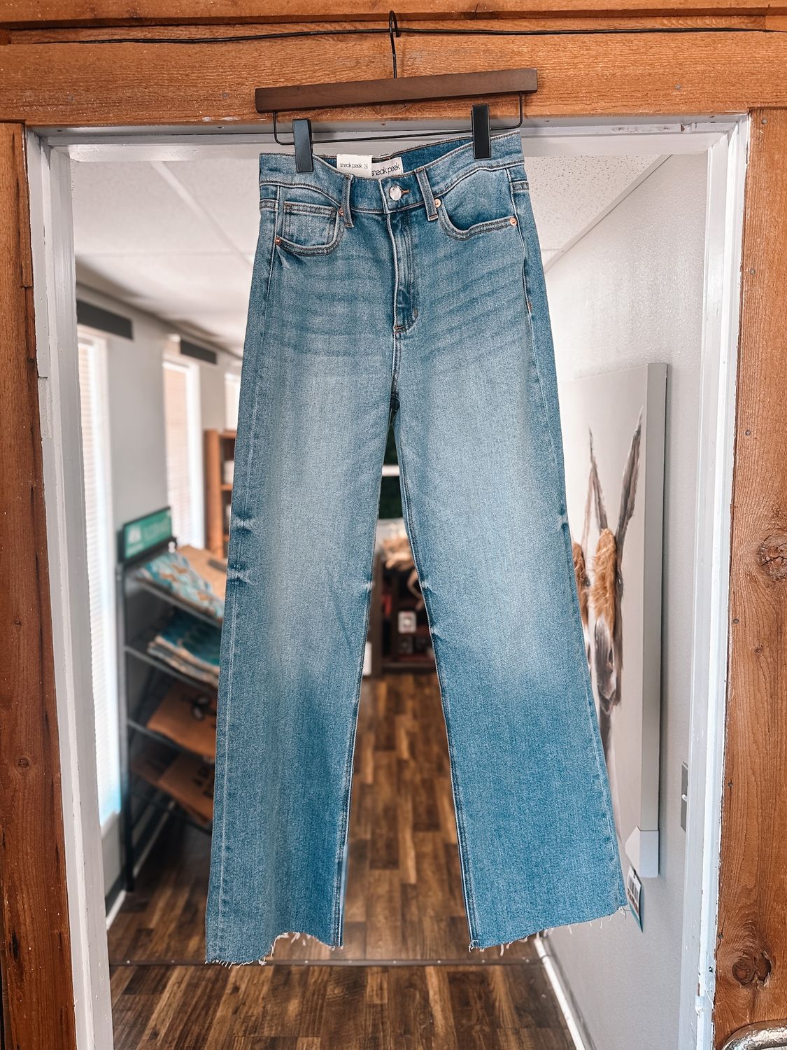 High Rise Wide Leg Jean