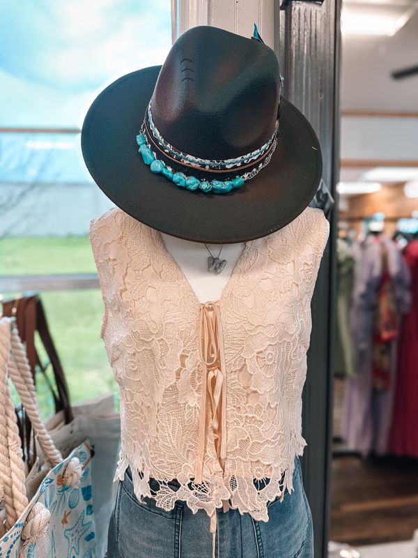 Tie Crochet Top
