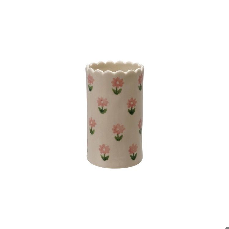 handcrafted stoneware vase