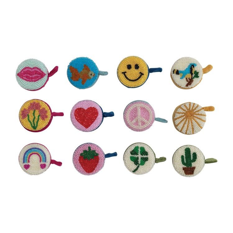 Glass beaded polyester tape measure