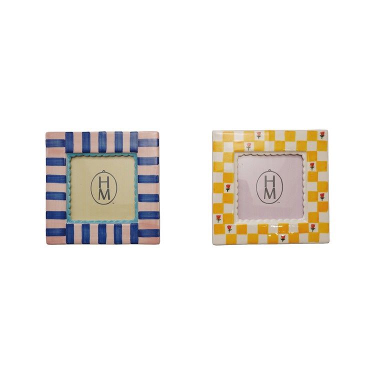 5-3/4" Sq Stoneware Photo