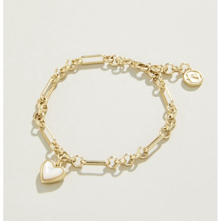 Full Heart Bracelet Mother-of-Pearl