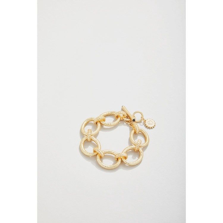 Oh So Chunky Toggle Bracelet Gold