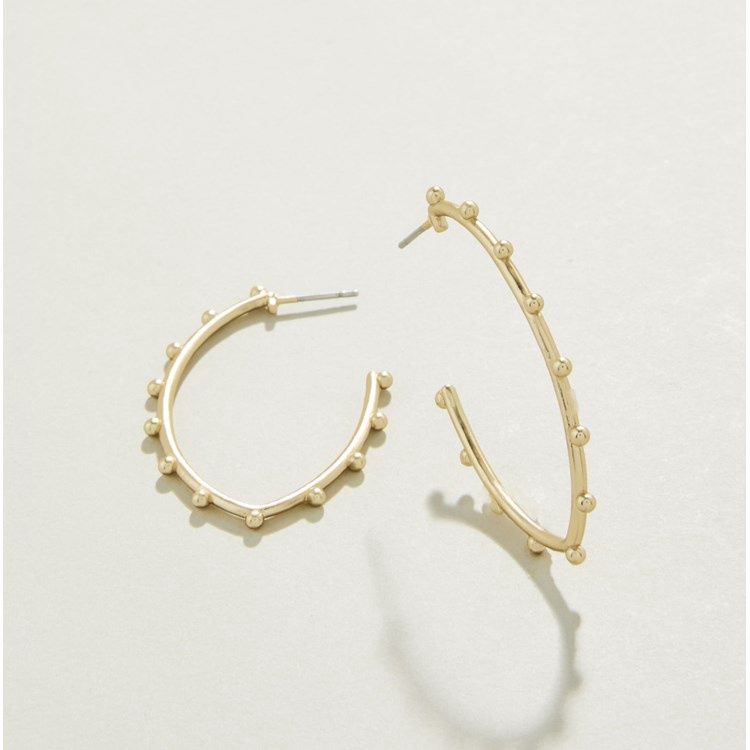 Bobbi Hoop Earrings Gold