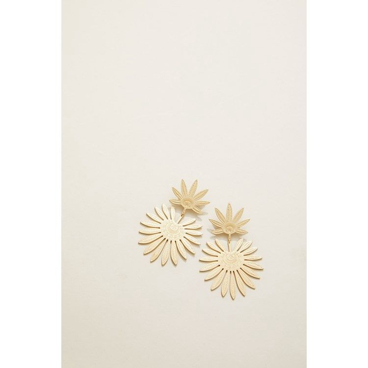 Palmetto Earrings Gold