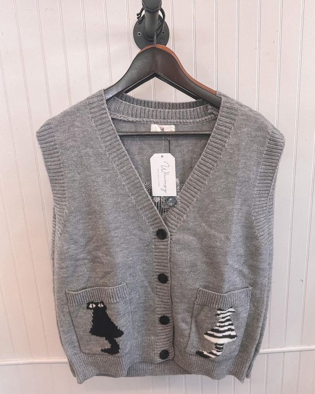 Whimsical Cat Vest