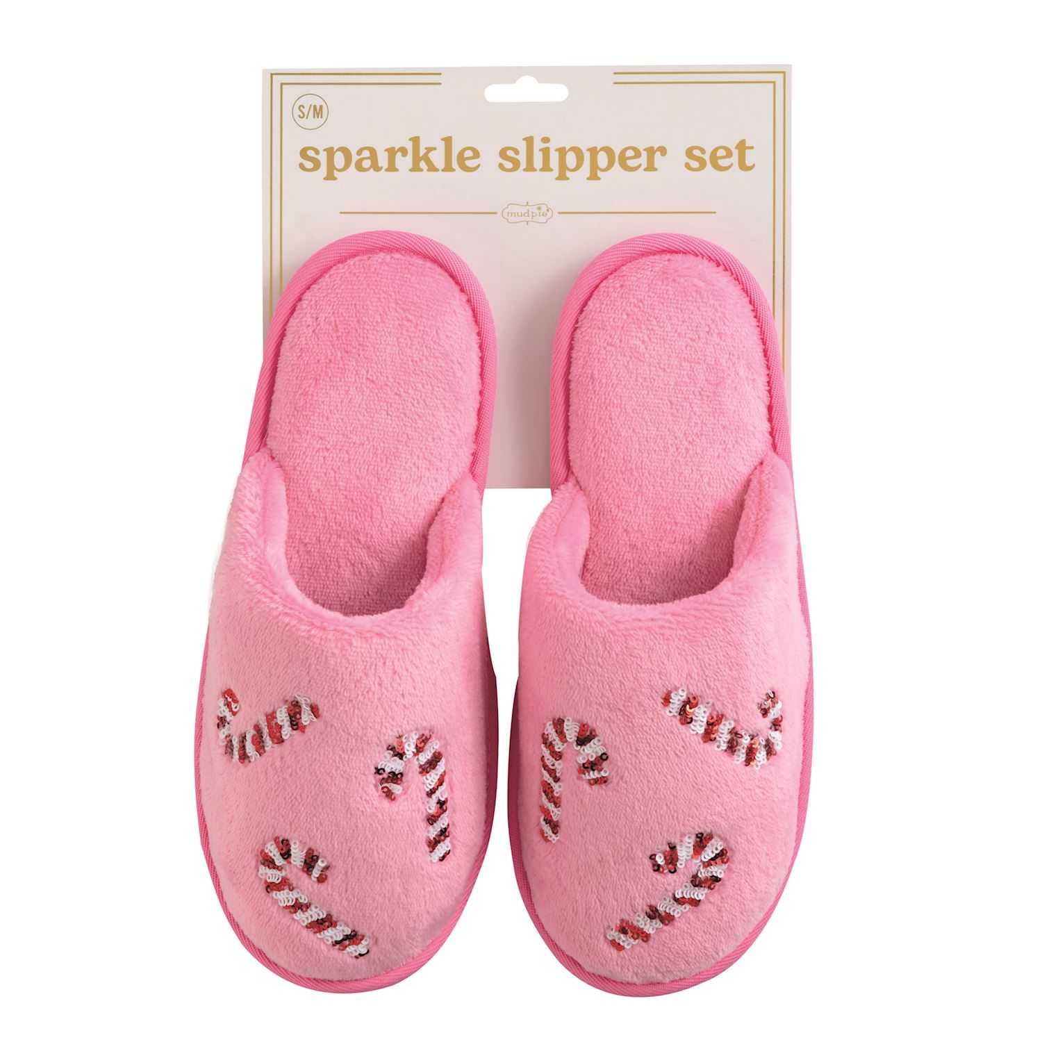 Blush Holiday Sparkle Slippers