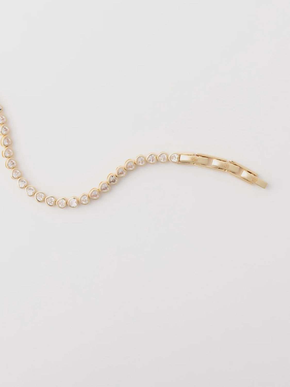 Lucia Heart Bracelet | Clear