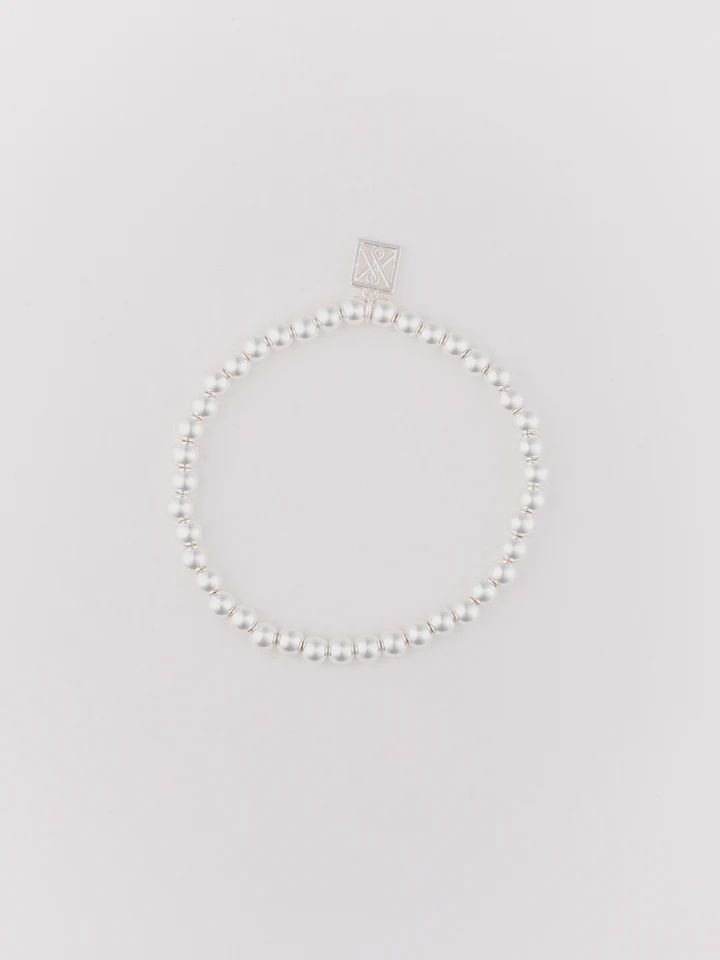 Ryan Classic Stack Bracelets | Shiny Silver