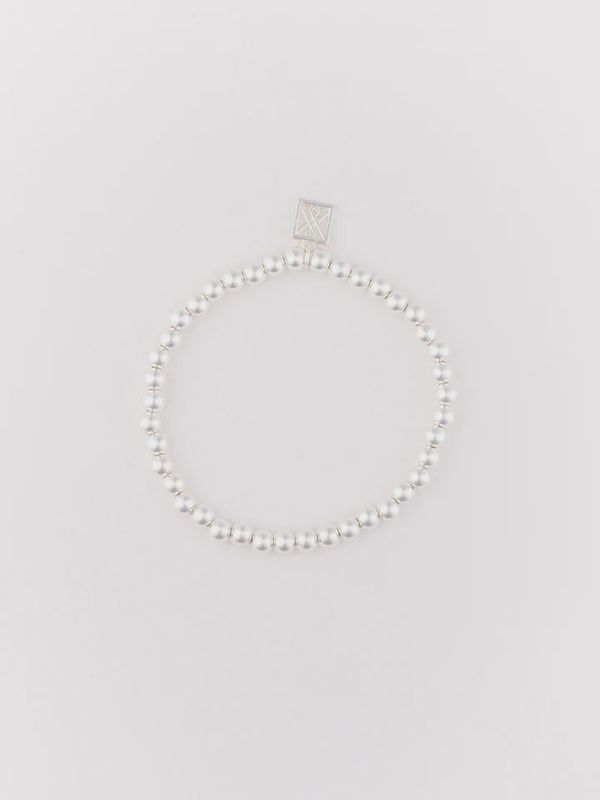 Ryan Classic Stack Bracelets | Shiny Silver