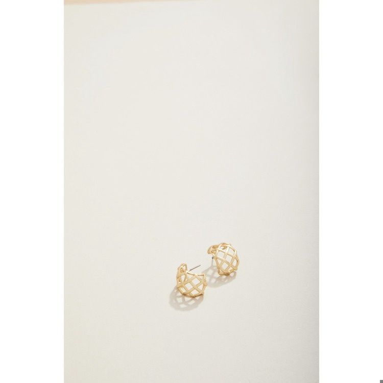 Stonevale Hoop Earrings Gold