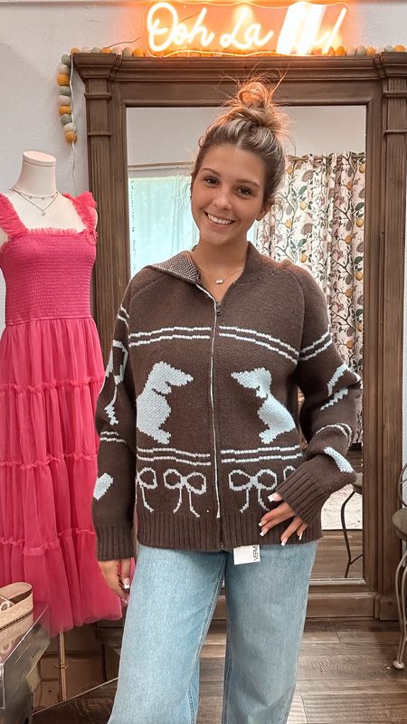Dachshund Knit Cardigan With Hood