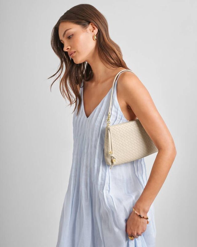 Nova Woven Small Shoulder Bag