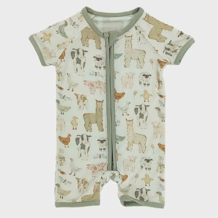 Spring Farm Bamboo Short Romper