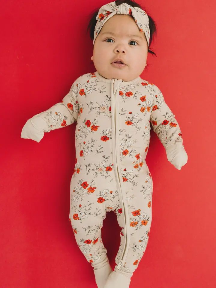 Poppy Field Bamboo Sleeper