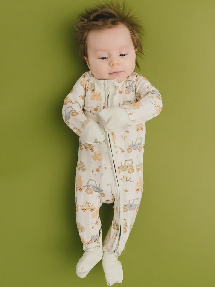 Tractor Trails Bamboo Sleeper