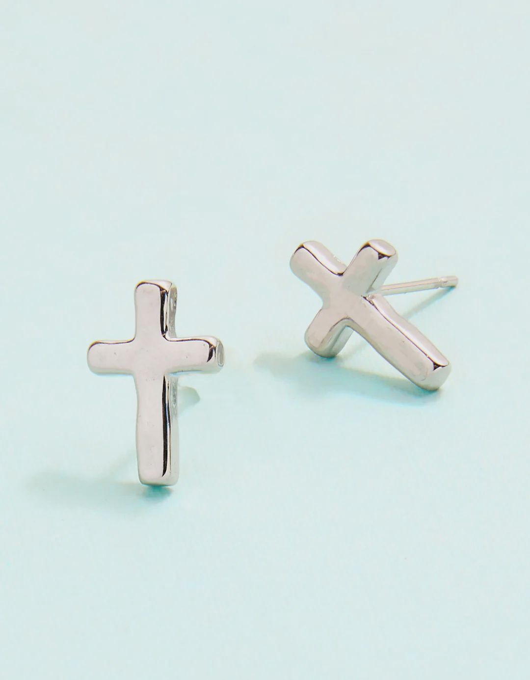 Cross Stud Earrings
