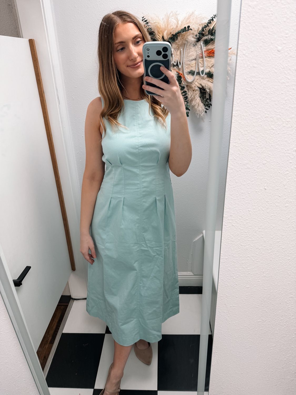Mint to be Midi Light Blue Dress