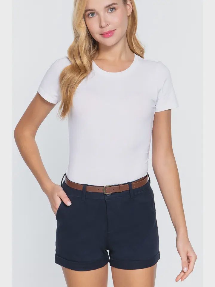 On the Go Belted Short