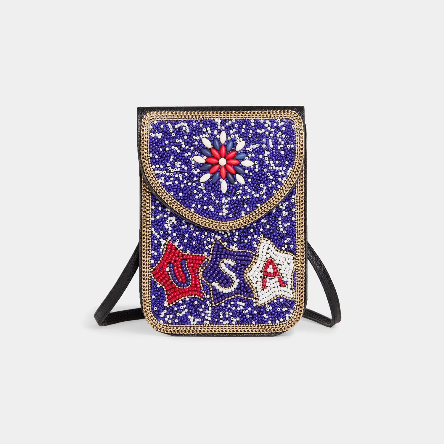 Beaded Americana Crossbody