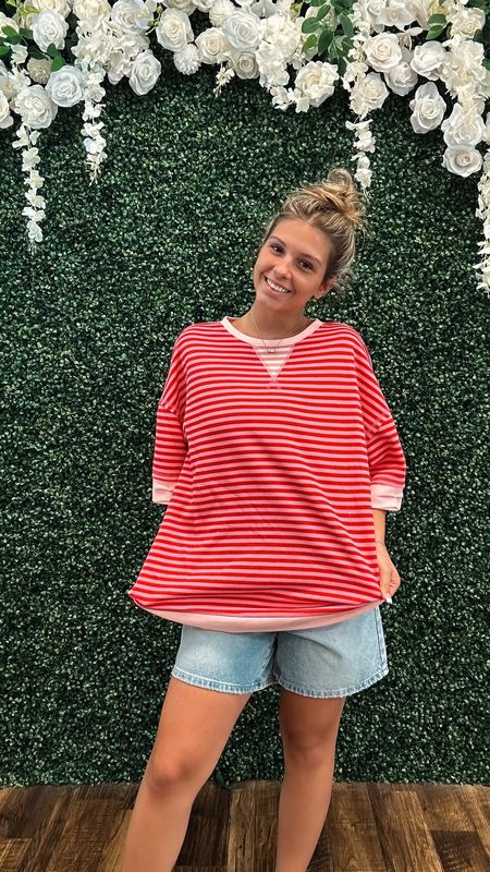 Blush Horizon Relaxed Top