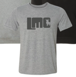 Gray LMC Logo with Bull T-shirt- Adult Medium Gray LMC Logo with Bull T-shirt- Adult Medium