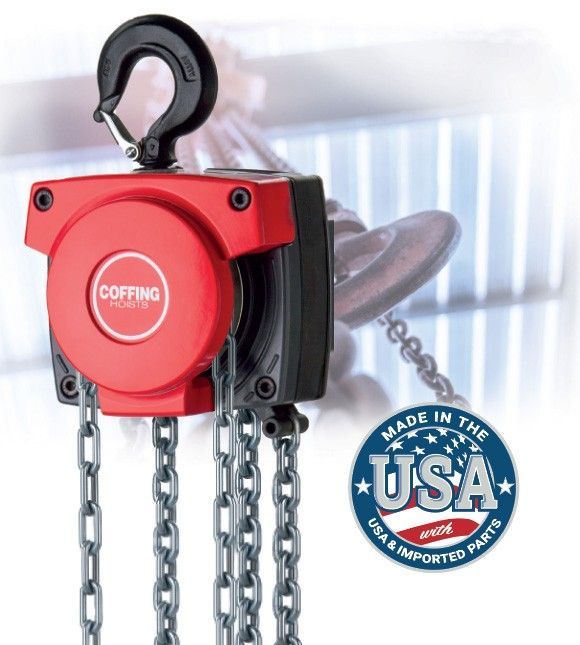 LHH-NC HAND CHAIN HOIST 1 TON 20' LIFT