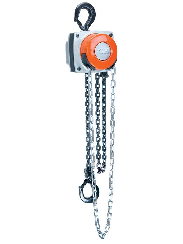 CM - HURRICANE 360 20 Ton Hand Chain Hoist (15' Lift / 13' Drop)