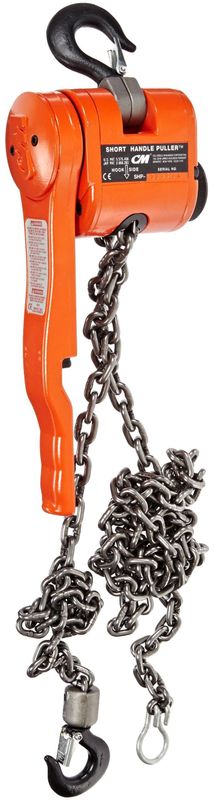 CM - Puller 3/4 Ton Lever Hoist w/Load Sentry (Less Chain / No Chain)