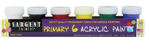 Sargent Art Acryl Paint 6ct
