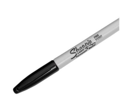 MARKER PERMANENT SHARPIE FINE BLACK