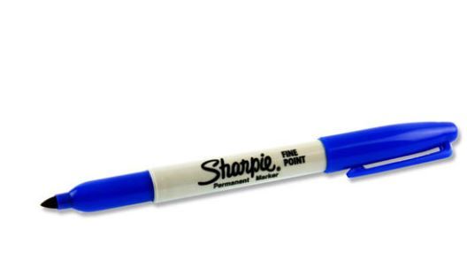 MARKER PERMANENT SHARPIE FINE BLUE