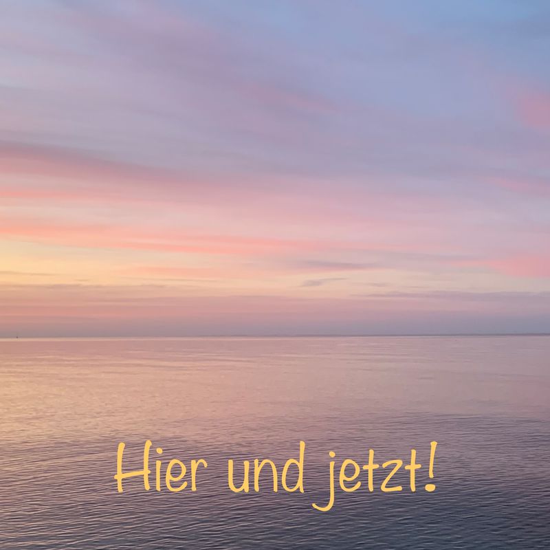 Foto-Druck auf Leinwand - Meer Ostsee - Insel Fehmarn - mit Text