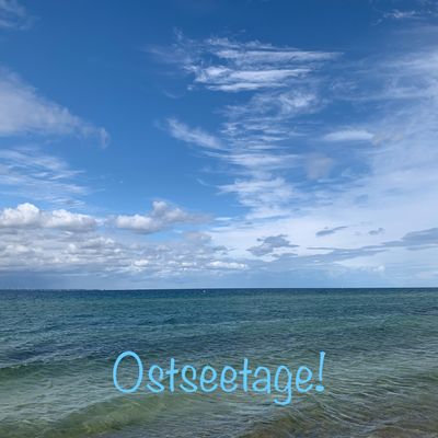 Foto-Druck auf Leinwand - Meer Ostsee - Insel Fehmarn - mit Text