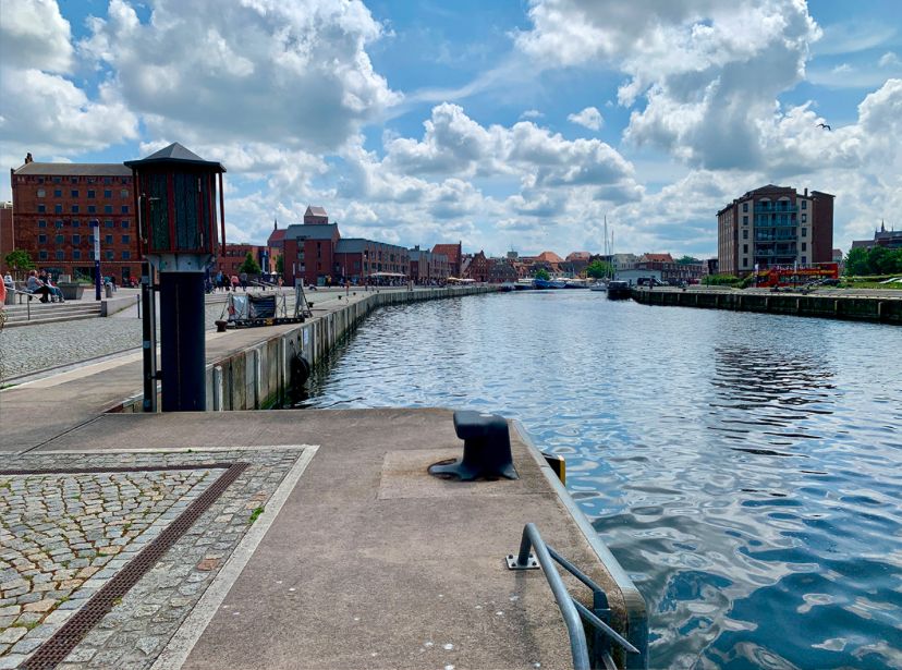 Foto-Druck auf Leinwand - Wismar - Alter Hafen
